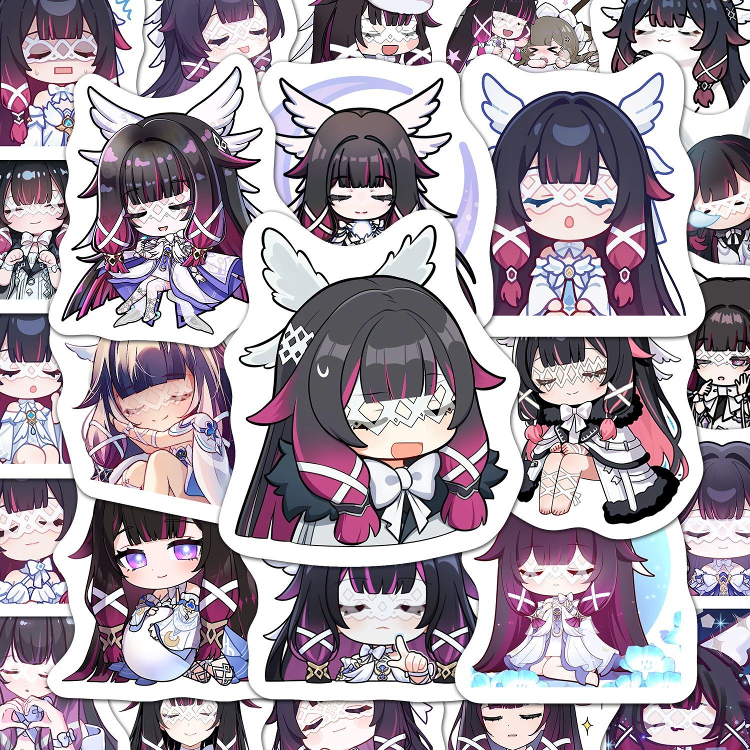 Phone Accessories In China - 60Pcs Genshin Impact Columbina Anime Student