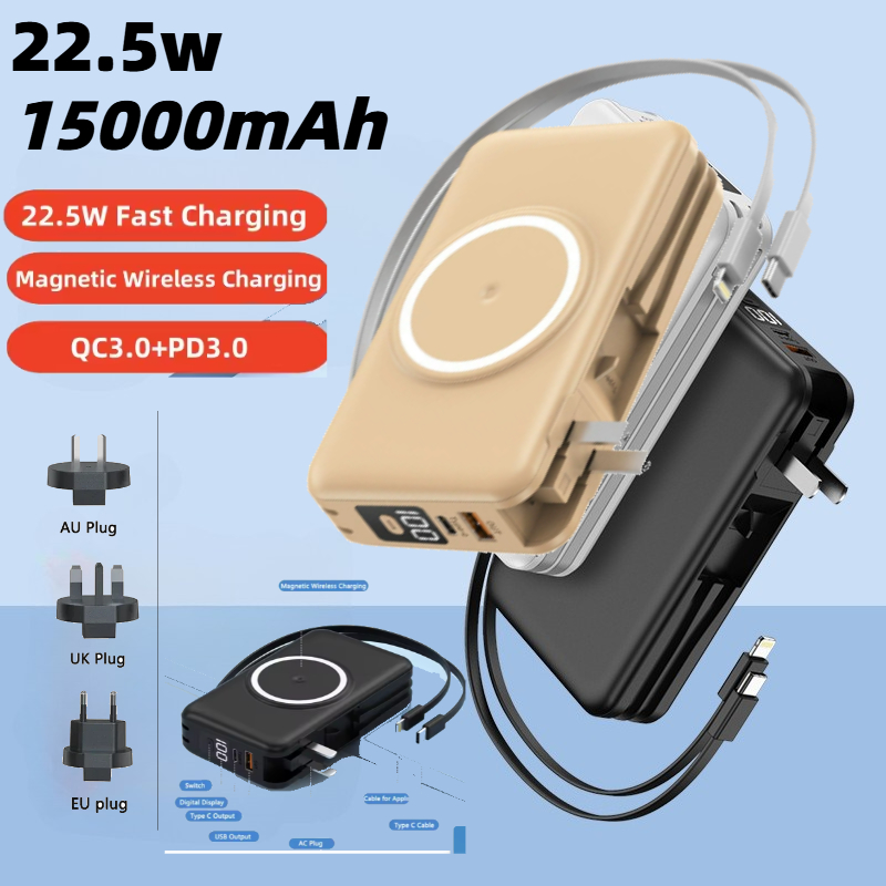 Portable Charger 20000Mah - 20000mAh Magsafe Power Bank Wall Charger
