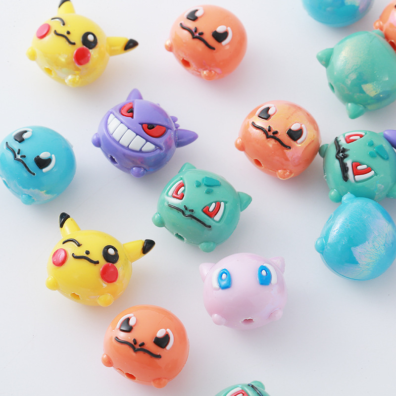 12pcs Pokémon Bead DIY Mobile  - Phone Accessories Crochet reseña y precio