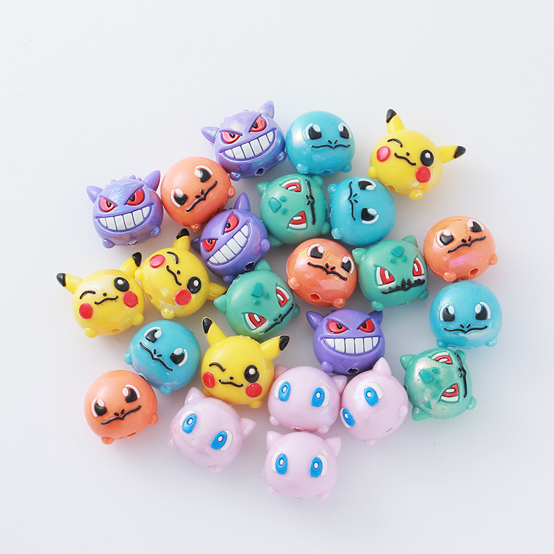 12pcs Pokémon Bead DIY Mobile  - Phone Accessories Crochet reseña y precio