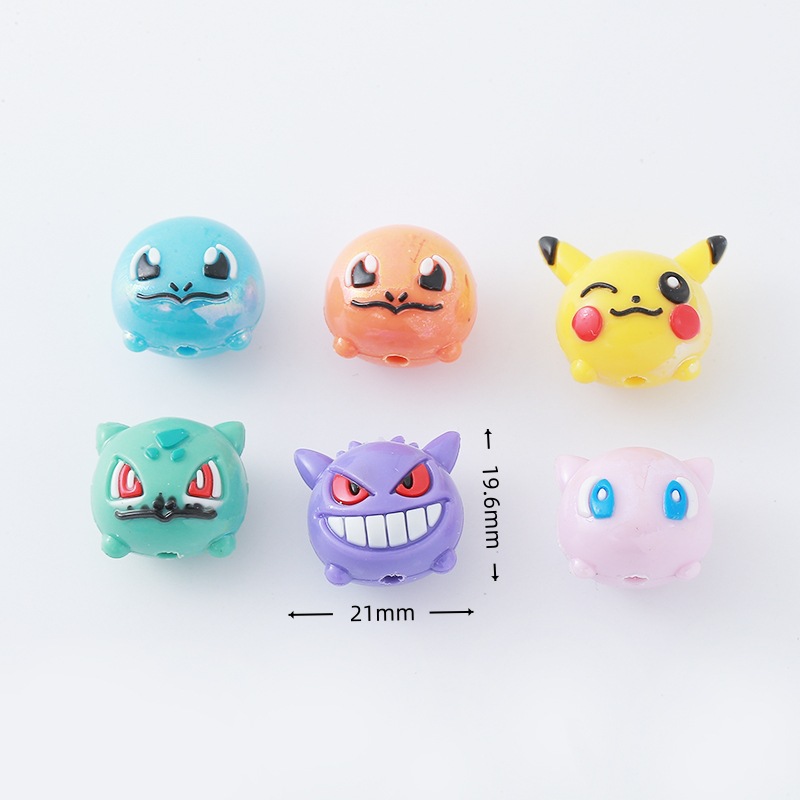 12pcs Pokémon Bead DIY Mobile  - Phone Accessories Crochet reseña y precio