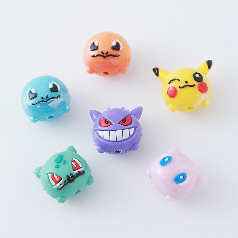 12pcs Pokémon Bead DIY Mobile  - Phone Accessories Crochet reseña y precio