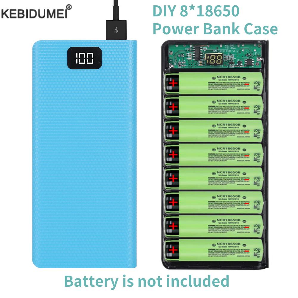 DIY 8*18650 Battery Power Bank - Portable Charger 20000Mah reseña y precio