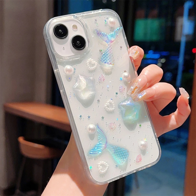 Fashion 3D Laser Fishtail Shel - Phone Accessories Wholesale In China reseña y precio