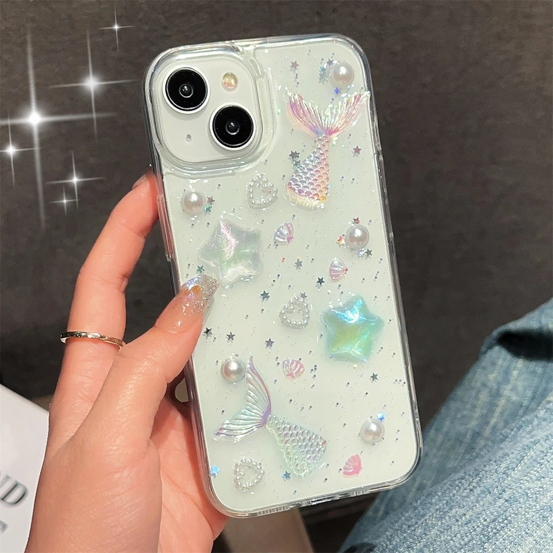 Fashion 3D Laser Fishtail Shel - Phone Accessories Wholesale In China reseña y precio
