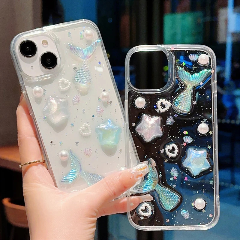 Fashion 3D Laser Fishtail Shel - Phone Accessories Wholesale In China reseña y precio