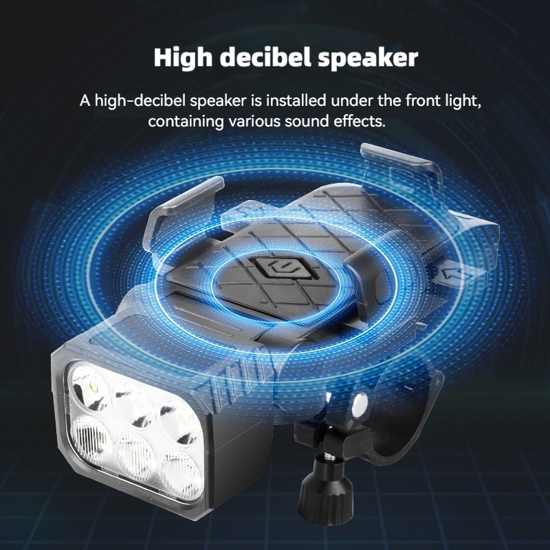 Bicycle Front Light with Horn  - Phone Zone Accessories & Repair Lake Charles Reviews reseña y precio