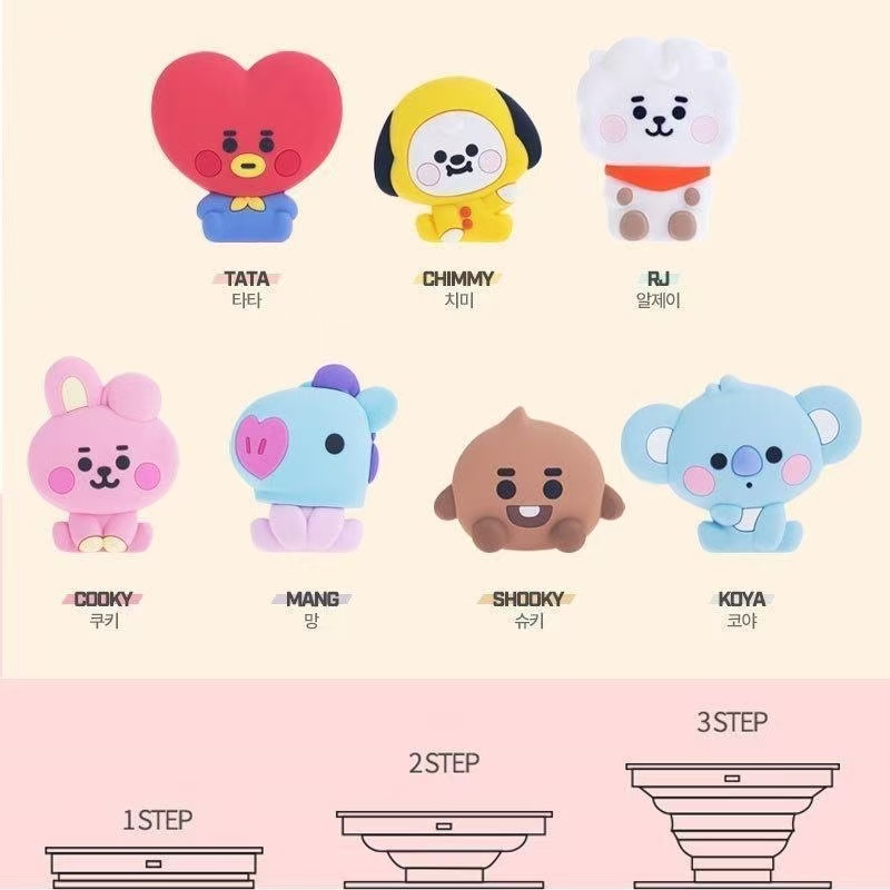 BT21 Koya RJ Shooky Mang Chimm - Phone Accessories Crochet reseña y precio