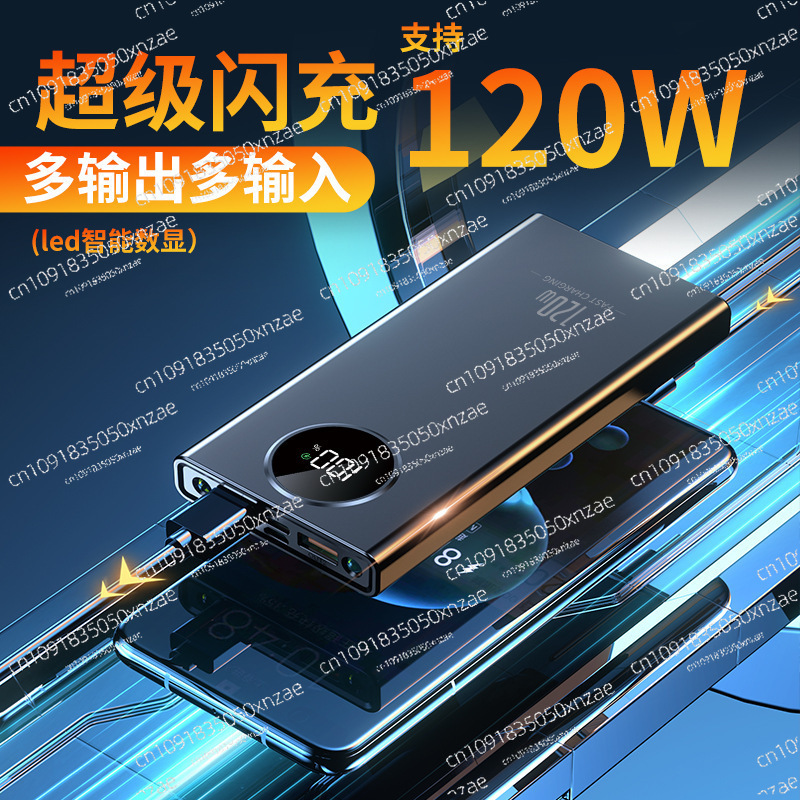 Large Capacity Power Bank 120W - Portable Charger 20000Mah reseña y precio