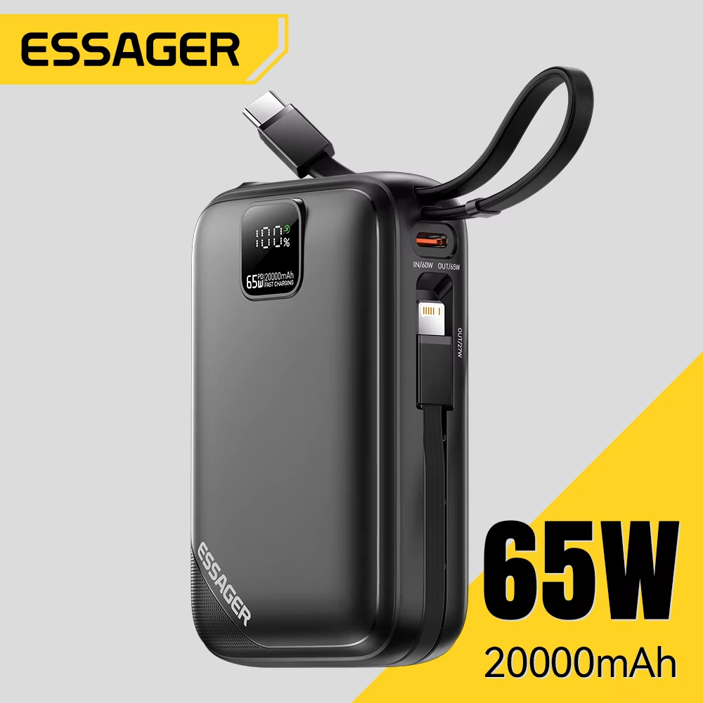 Essager 65W 20000mAh Power Ban - Portable Charger 20000Mah reseña y precio