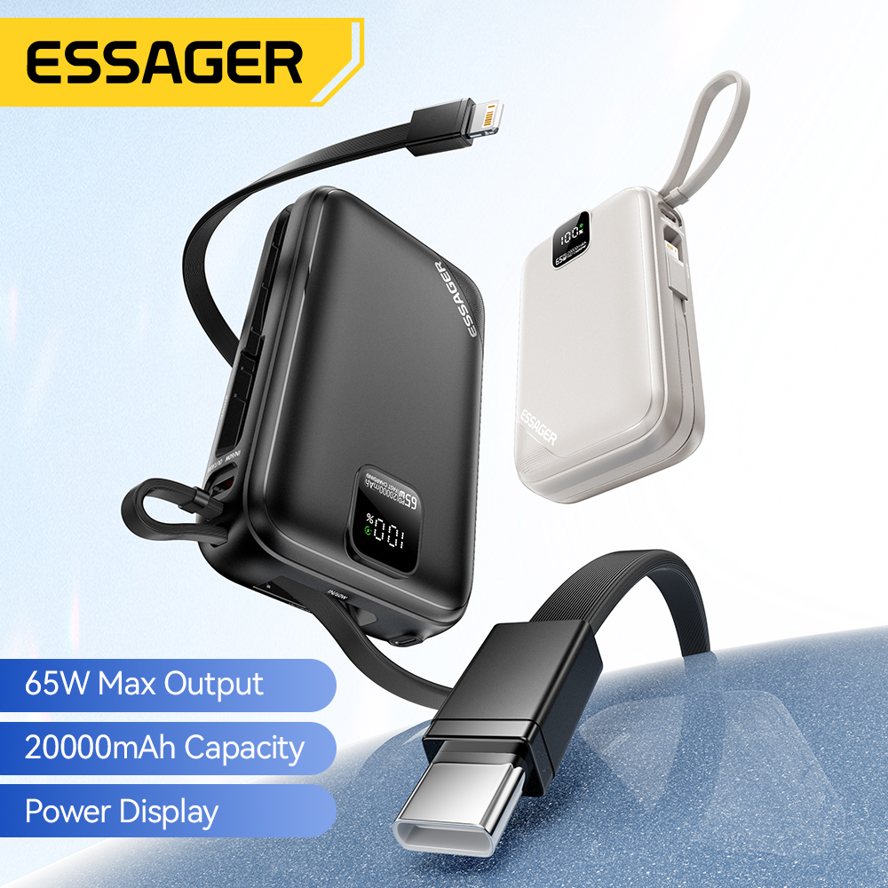 Essager 65W 20000mAh Power Ban - Portable Charger 20000Mah reseña y precio