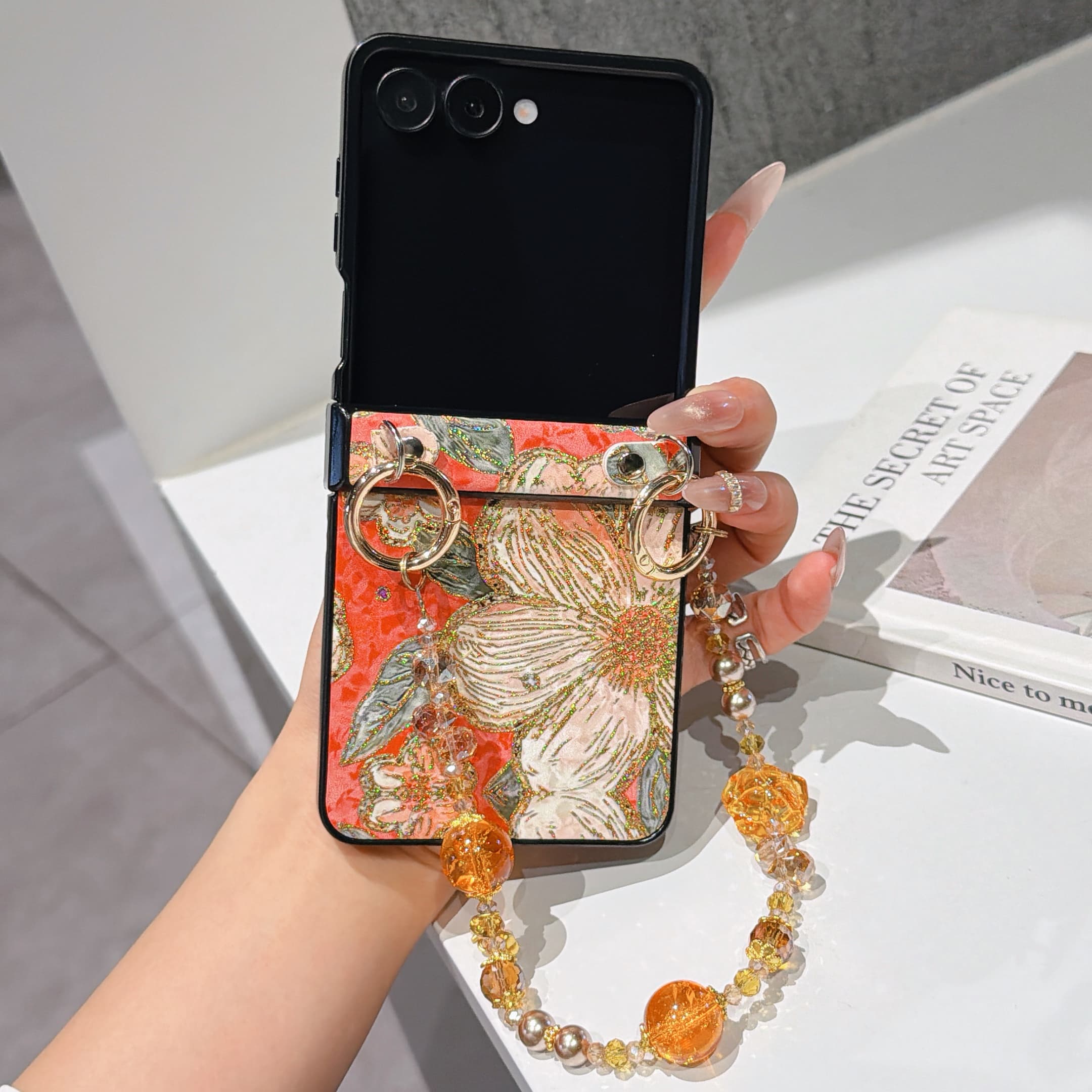 Hinge Protection PU Leather Co - Phone Accessories Crochet reseña y precio