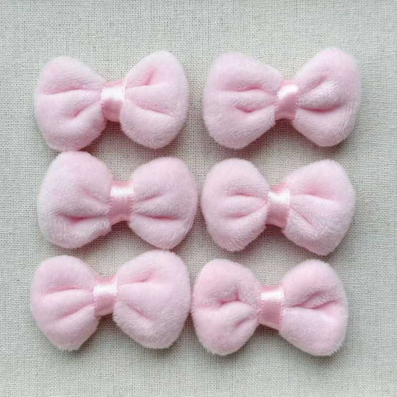 10pcs Pink Plush Bow Fabric Su - Phone Accessories Wholesale In China reseña y precio