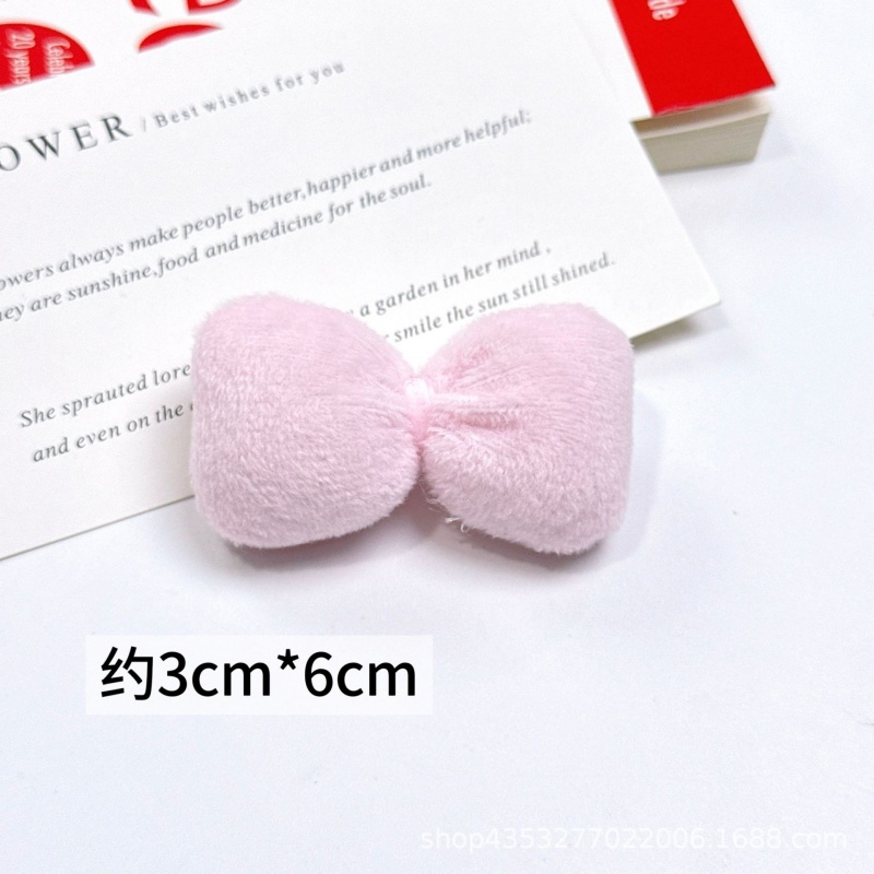 10pcs Pink Plush Bow Fabric Su - Phone Accessories Wholesale In China reseña y precio