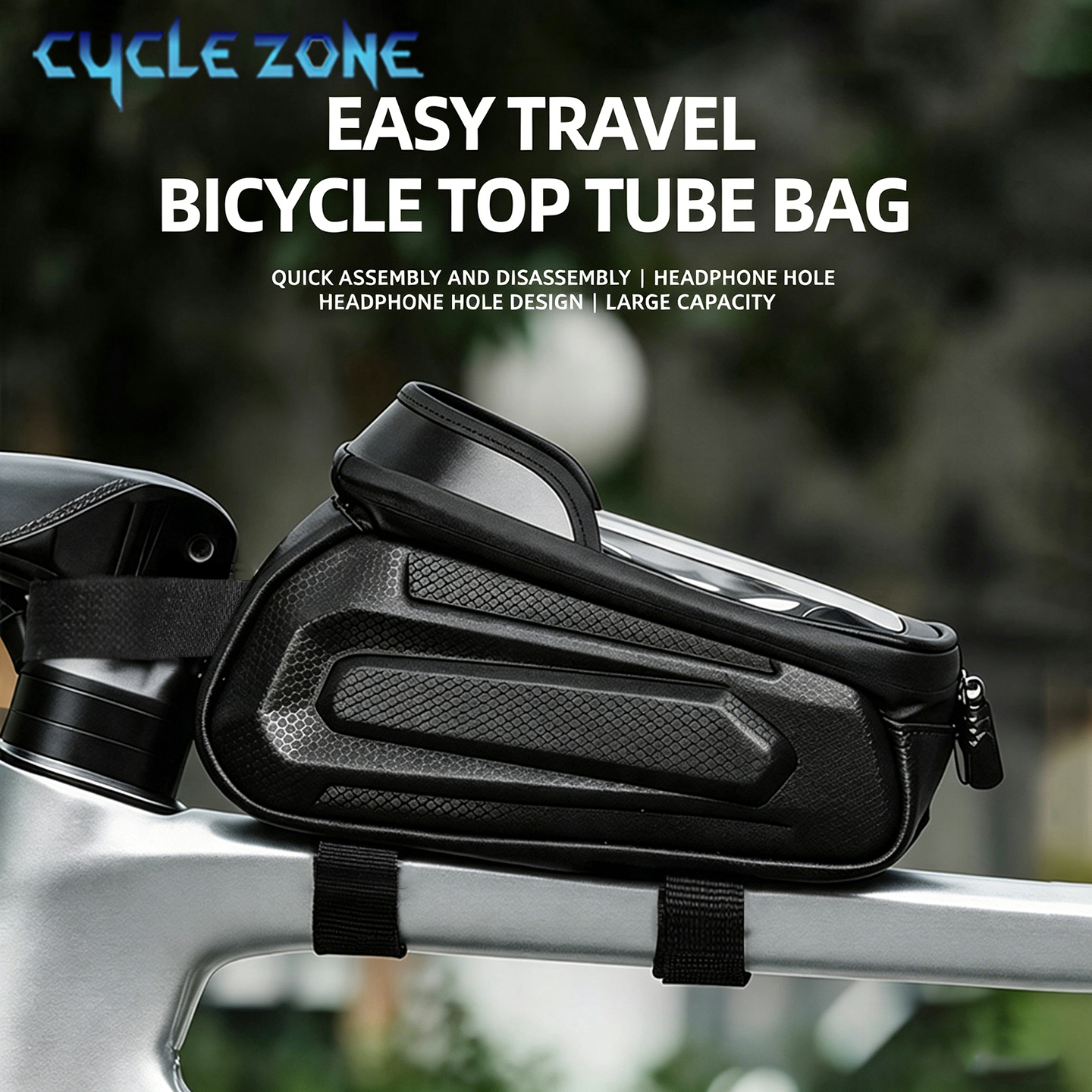 Bike Top Tube Bag Bicycle Fram - Phone Zone Accessories & Repair Lake Charles Reviews reseña y precio