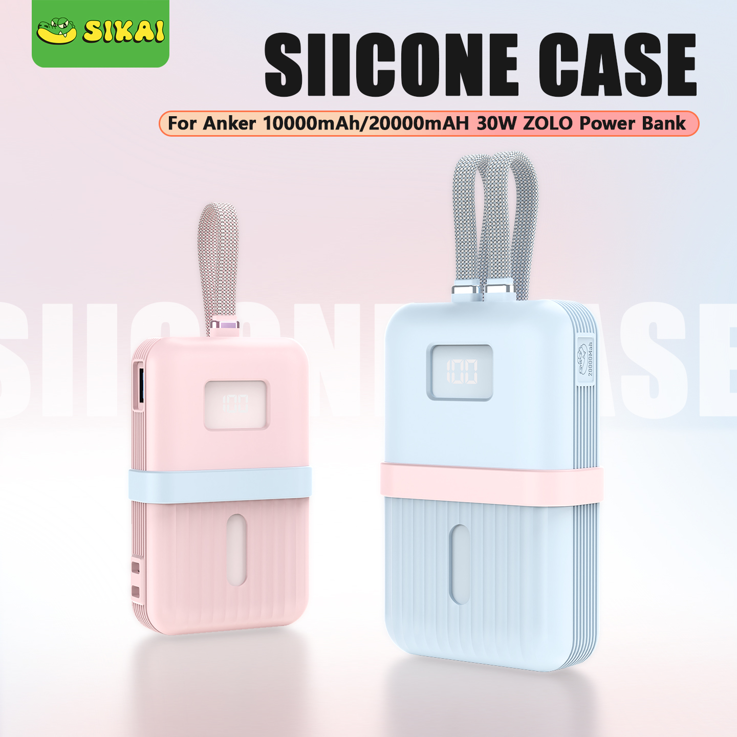 SIKAI Silicone Case for Anker  - Portable Charger 20000Mah reseña y precio