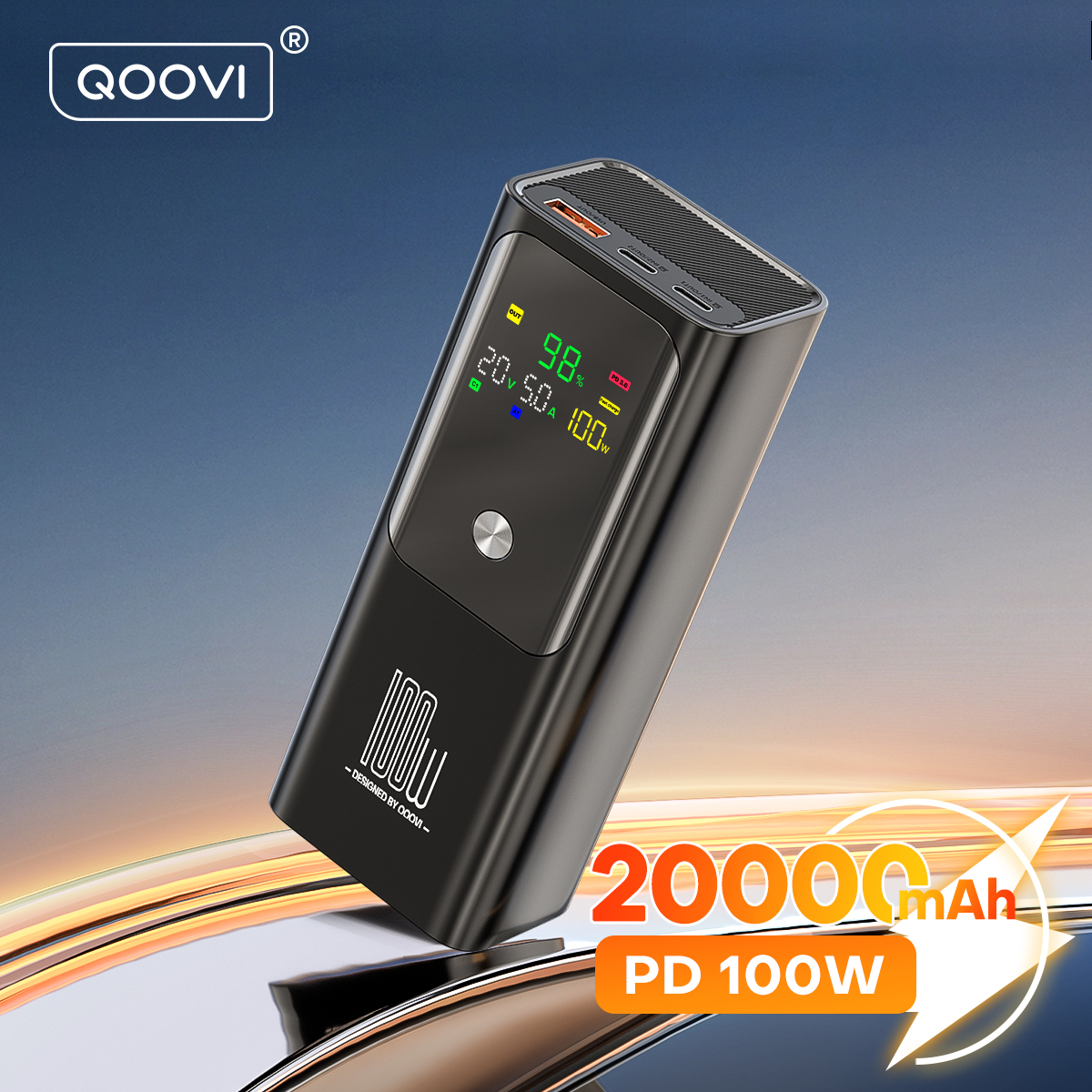 QOOVI PD 100W Power Bank 20000 - Portable Charger 20000Mah reseña y precio