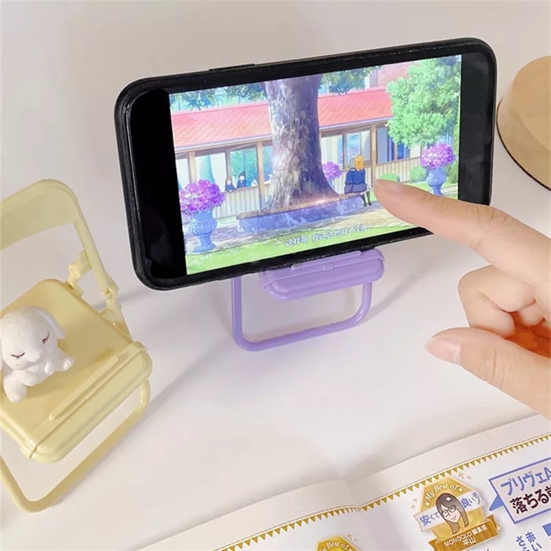 Cute Chair Phone Holder Stand  - Phone Accessories Crochet reseña y precio