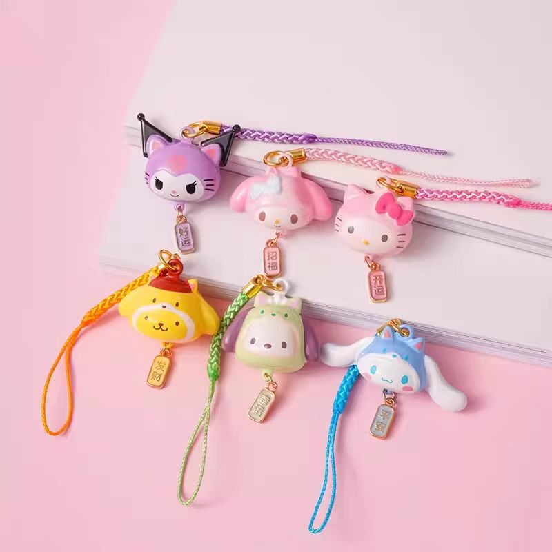 Hello Kitty Bell Cute Anime Ku - Phone Accessories Wholesale In China reseña y precio