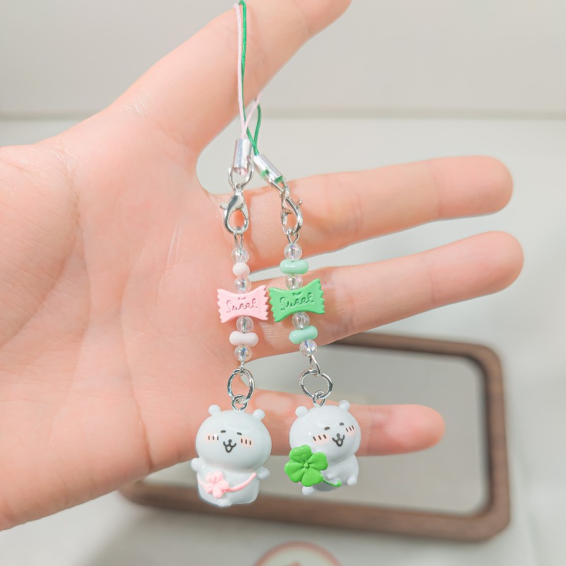 Cute Beaded Phone Strap Pink G - Phone Accessories Crochet reseña y precio