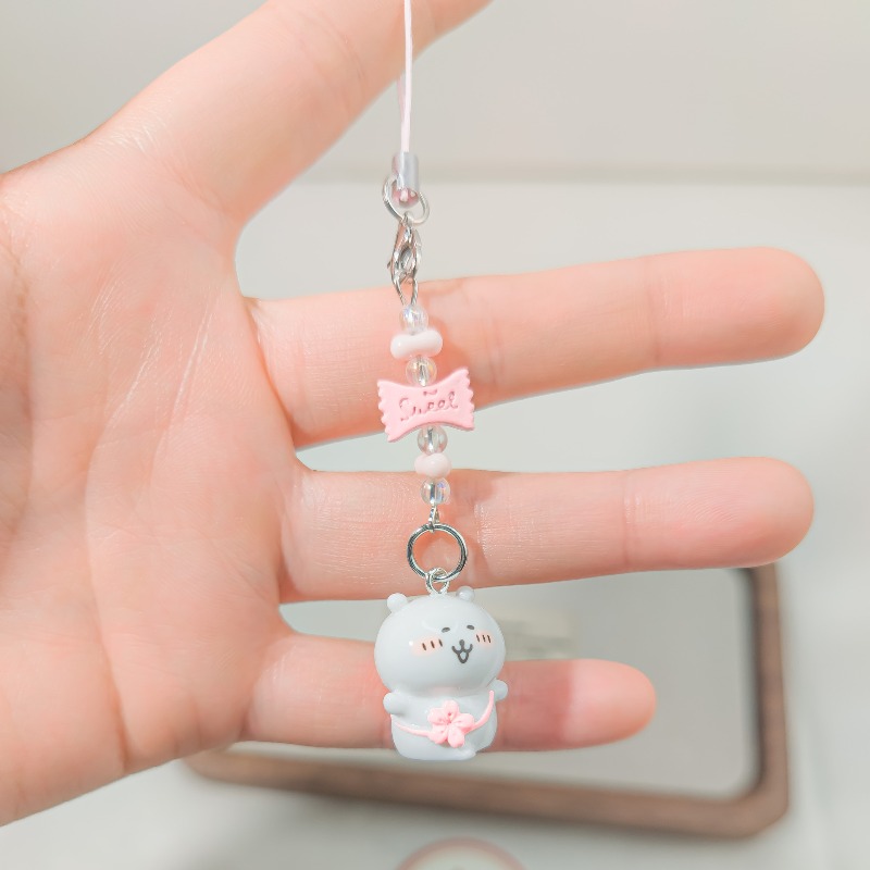 Cute Beaded Phone Strap Pink G - Phone Accessories Crochet reseña y precio