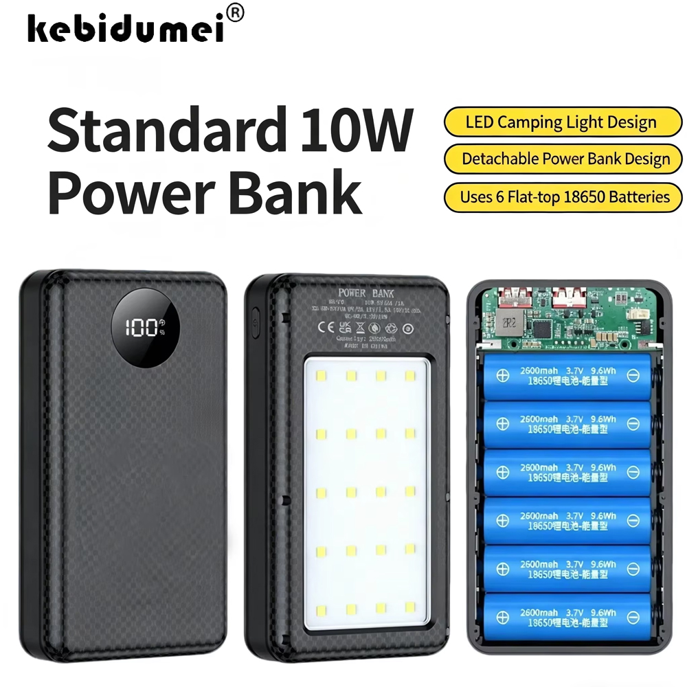 KEBIDUMEI 6*18650 20000mAh Pow - Portable Charger 20000Mah reseña y precio