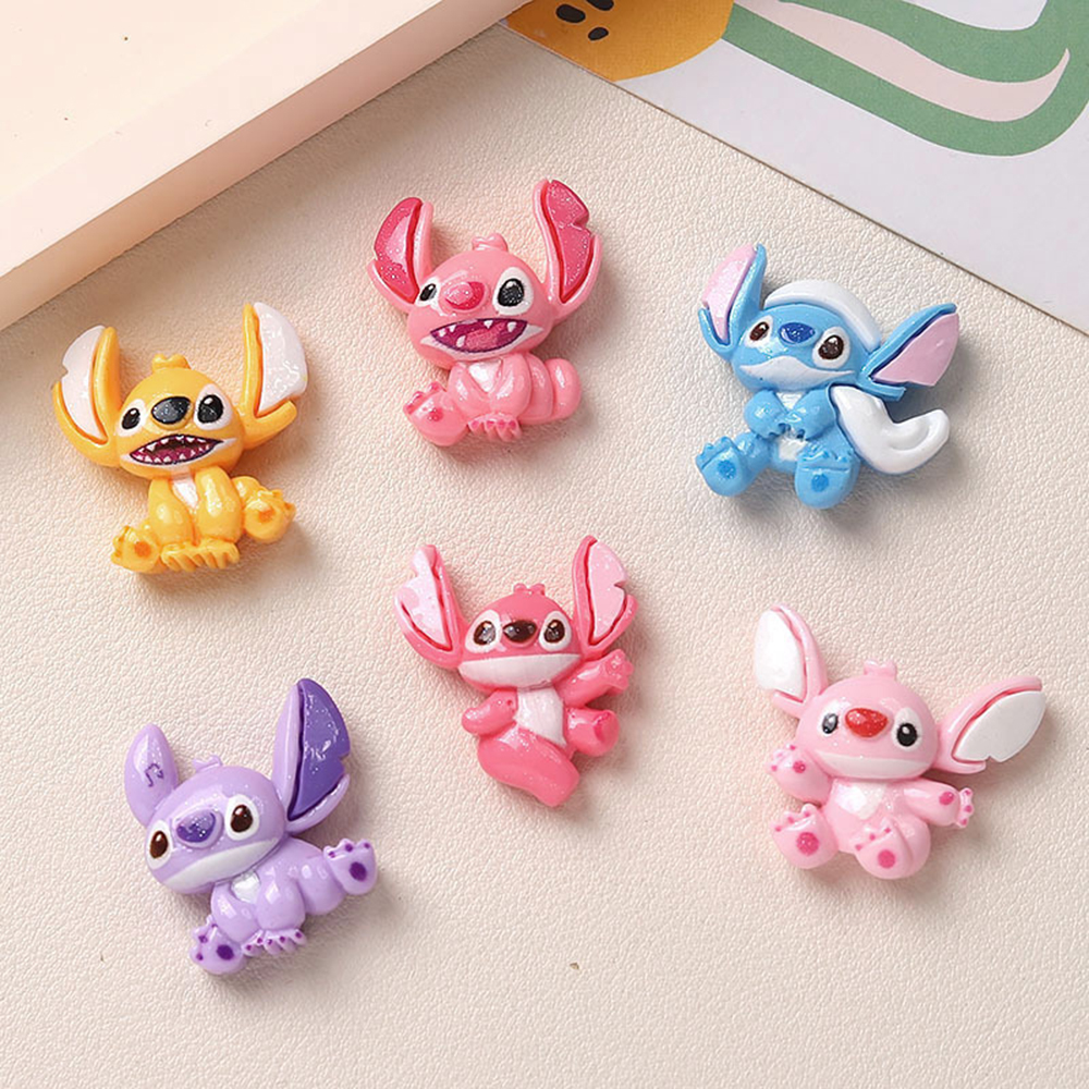 6pcs/lot Stitch Resin Hair Cli - Phone Accessories Wholesale In China reseña y precio