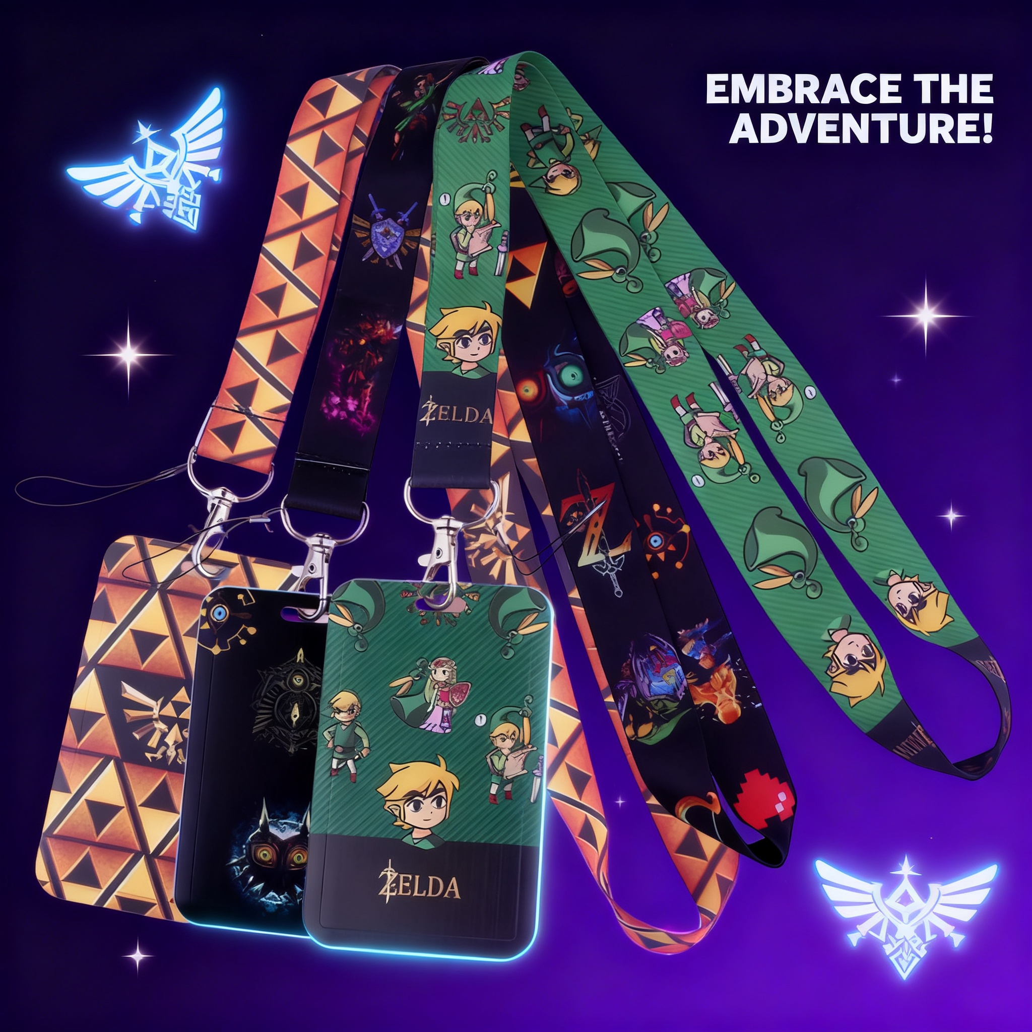 Cartoon Game Lanyards for Key  - Phone Accessories Crochet reseña y precio