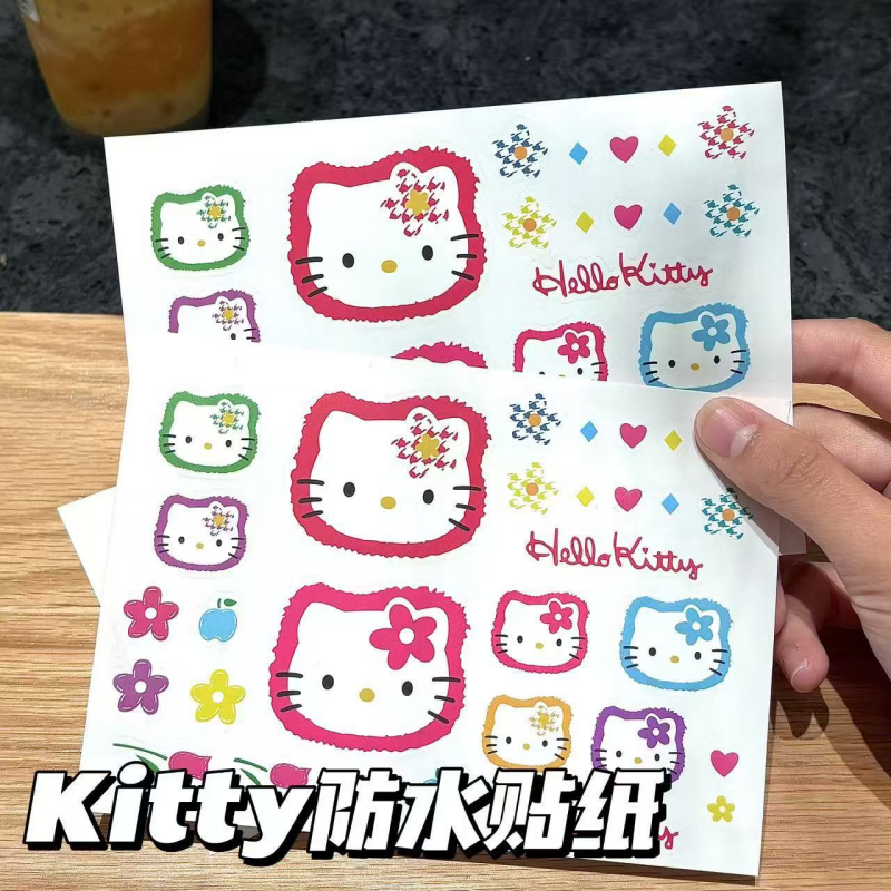 5pcs Hello Kitty Stickers Cart - Phone Accessories Wholesale In China reseña y precio